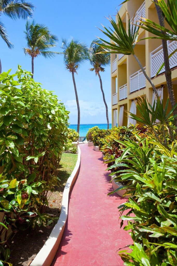 building, summer, way, nature, house, hotel, sky, vacation, ocean, tropical, resort, green, architecture, sea, path, palm, beach, landscape, hotel, hotel, hotel, hotel, hotel, resort, resort, beach, beach, beach